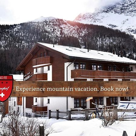 Berghof Garni - The Dom Collection Bed and Breakfast Saas Fee Exteriör bild