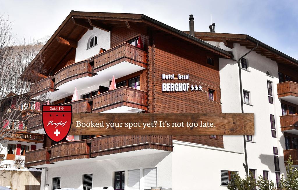 Berghof Garni - The Dom Collection Bed and Breakfast Saas Fee Exteriör bild