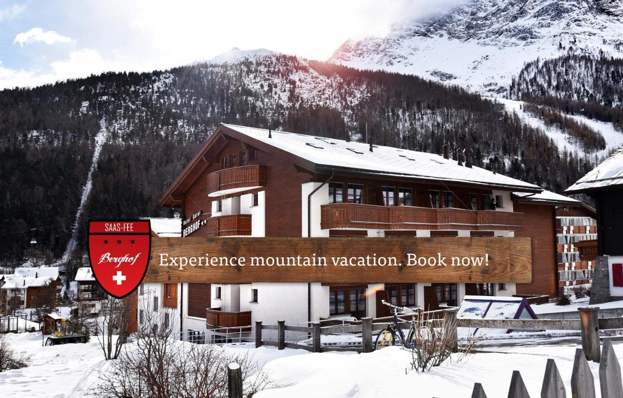 Berghof Garni - The Dom Collection Bed and Breakfast Saas Fee Exteriör bild